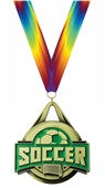 Hasty Award 2" Fusion Medal Soccer M-744S
