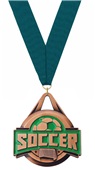 Hasty Award 2" Fusion Medal Soccer M-744S