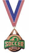 Hasty Award 2" Fusion Medal Soccer M-744S