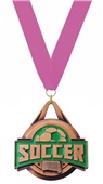 Hasty Award 2" Fusion Medal Soccer M-744S