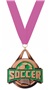 BRONZE MEDAL/FUSCHIA NECK RIBBON
