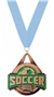 BRONZE MEDAL/LT BLUE NECK RIBBON