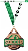 Hasty Award 2" Fusion Medal Soccer M-744S