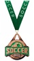 BRONZE MEDAL/SPECTRA SOCCER NECK RIBBON