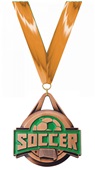 Hasty Award 2" Fusion Medal Soccer M-744S