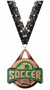 BRONZE MEDAL/TWILIGHT NECK RIBBON