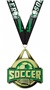GOLD MEDAL/ULTIMATE SOCCER NECK RIBBON