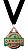 Hasty Award 2" Fusion Medal Soccer M-744S
