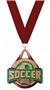 BRONZE MEDAL/MAROON NECK RIBBON