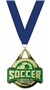 GOLD MEDAL/BLUE NECK RIBBON