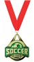 GOLD MEDAL/RED NECK RIBBON