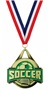 GOLD MEDAL/RED/WHITE/BLUE NECK RIBBON