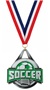 SILVER MEDAL/RED/WHITE/BLUE NECK RIBBON