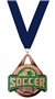 BRONZE MEDAL/NAVY NECK RIBBON