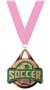 BRONZE MEDAL/PINK NECK RIBBON