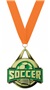GOLD MEDAL/ORANGE NECK RIBBON