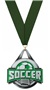 SILVER MEDAL/HUNTER NECK RIBBON