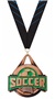 BRONZE MEDAL/PHOENIX BLUE NECK RIBBON