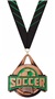 BRONZE MEDAL/PHOENIX GREEN NECK RIBBON