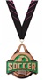 BRONZE MEDAL/PHOENIX PINK NECK RIBBON