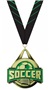 GOLD MEDAL/PHOENIX GREEN NECK RIBBON
