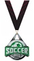 SILVER MEDAL/PHOENIX MAROON NECK RIBBON