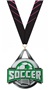 SILVER MEDAL/PHOENIX PINK NECK RIBBON