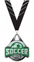 SILVER MEDAL/PHOENIX WHITE NECK RIBBON