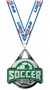 SILVER MEDAL/DELUXE USSSA NECK RIBBON