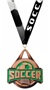 BRONZE MEDAL/PRIME SOCCER NECK RIBBON