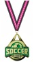 GOLD MEDAL/VICTORY PINK NECK RIBBON