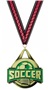 GOLD MEDAL/VICTORY MAROON NECK RIBBON