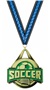 GOLD MEDAL/VICTORY BLUE NECK RIBBON