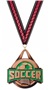 BRONZE MEDAL/VICTORY MAROON NECK RIBBON