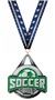 SILVER MEDAL/PATRIOT NECK RIBBON