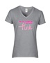 Epic Ladies October We Wear Pink BCA Breast Cancer V-Neck Graphic T-Shirts