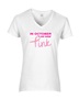 Epic Ladies October We Wear Pink BCA Breast Cancer V-Neck Graphic T-Shirts