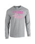 Epic October We Wear Pink BCA Breast Cancer Long Sleeve Cotton Graphic T-Shirts