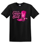 Epic Adult/Youth Give Cancer the Boot BCA Cowboy Western Cotton Graphic T-Shirts