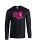 Epic Give Cancer the Boot BCA Cowboy Western Long Sleeve Cotton Graphic T-Shirts