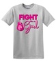 Epic Adult/Youth Fight Like A Girl Cancer BCA Shadow Cotton Graphic T-Shirts