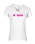 Epic Ladies Warrior Cancer Fighter Survivor Tuff BCA V-Neck Graphic T-Shirts