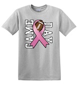 Epic Adult/Youth Game Day BCA Breast Cancer Football Cotton Graphic T-Shirts
