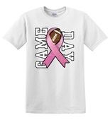 Epic Adult/Youth Game Day BCA Breast Cancer Football Cotton Graphic T-Shirts