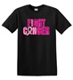 Epic Adult/Youth I Can Fight Cancer BCA Vintage Pink Cotton Graphic T-Shirts