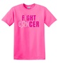 Epic Adult/Youth I Can Fight Cancer BCA Vintage Pink Cotton Graphic T-Shirts