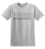 Epic Adult/Youth I Cheer For The Marching Band Football 2 Cotton Graphic T-Shirts
