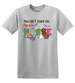Epic Adult/Youth You Can't Scare Me I'm A Nurse Halloween Cotton Graphic T-Shirts