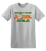Epic Adult/Youth Brush Your BOOtiful Smile Teeth Dental Cotton Graphic T-Shirts