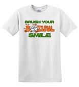Epic Adult/Youth Brush Your BOOtiful Smile Teeth Dental Cotton Graphic T-Shirts